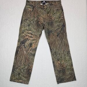 Mossy Oak Camo Jeans 36x32 Relaxed Straight Leg Camouflage Gorpcore Y2K
